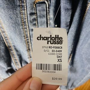 Selling a Charlotte Russe jean jacket!
